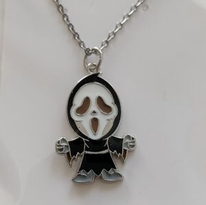 New Scream Ghost Face Necklace